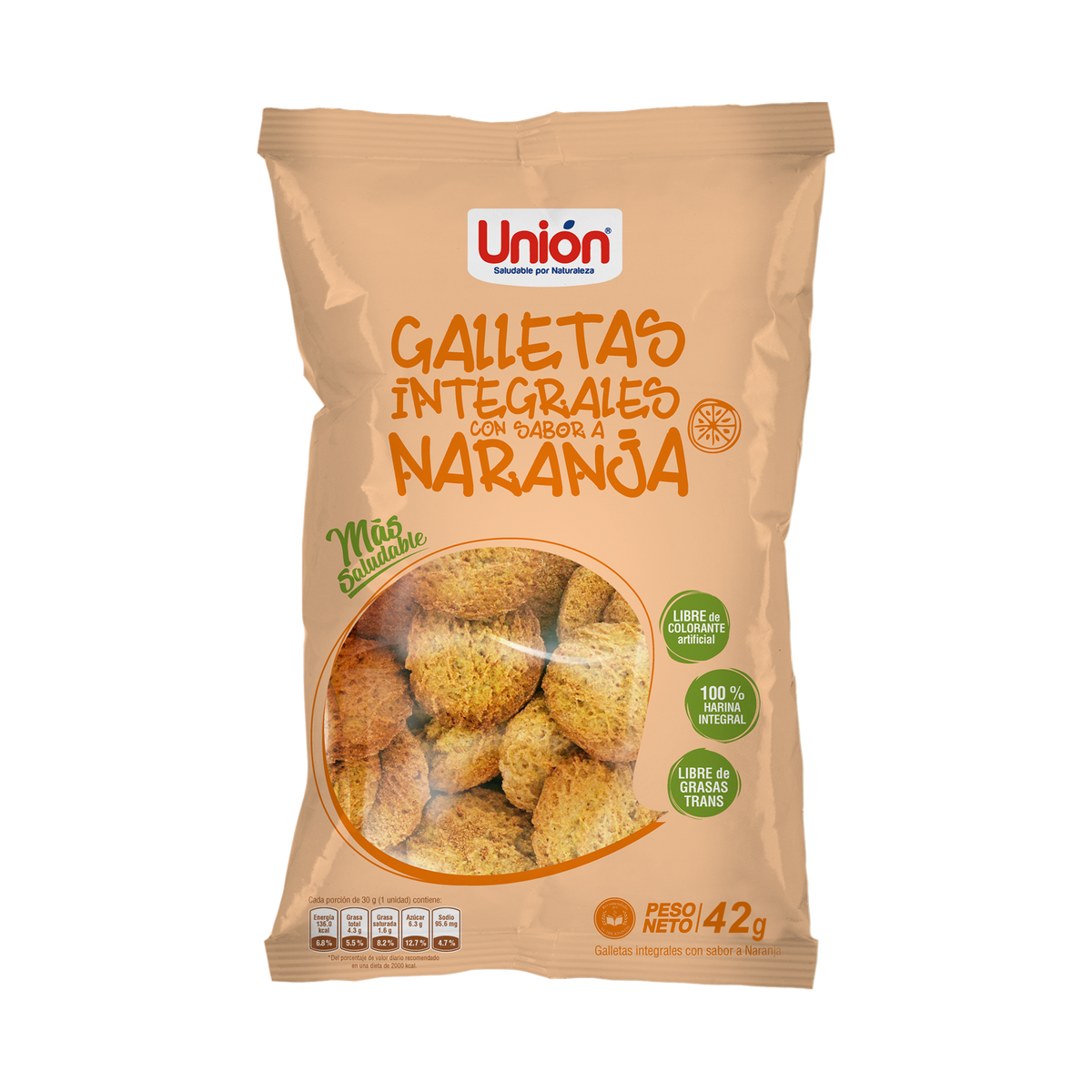 Galleta Lonchera Intg de Naranja x 42 gr