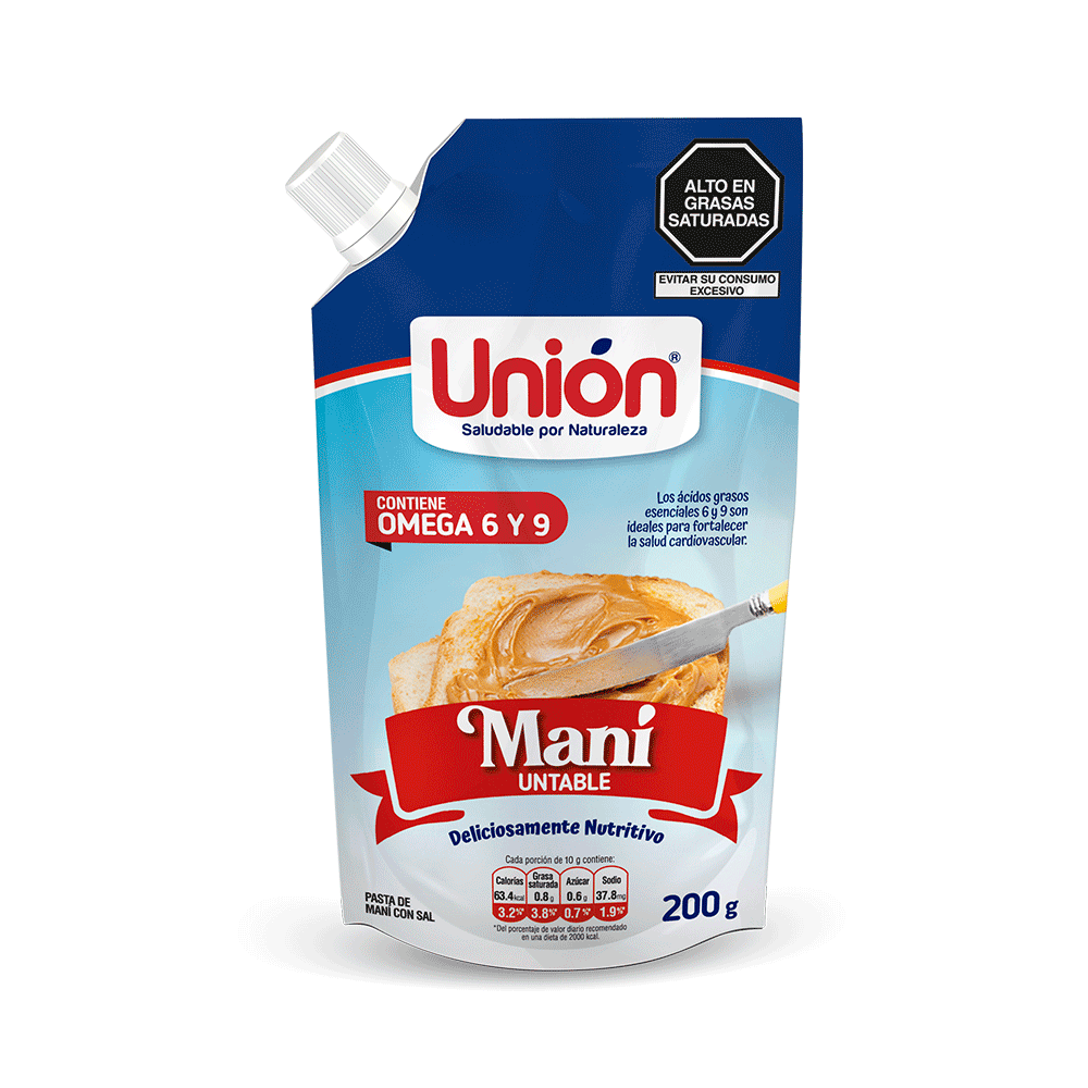 Mantequilla de Mani Sachet 200 gr.