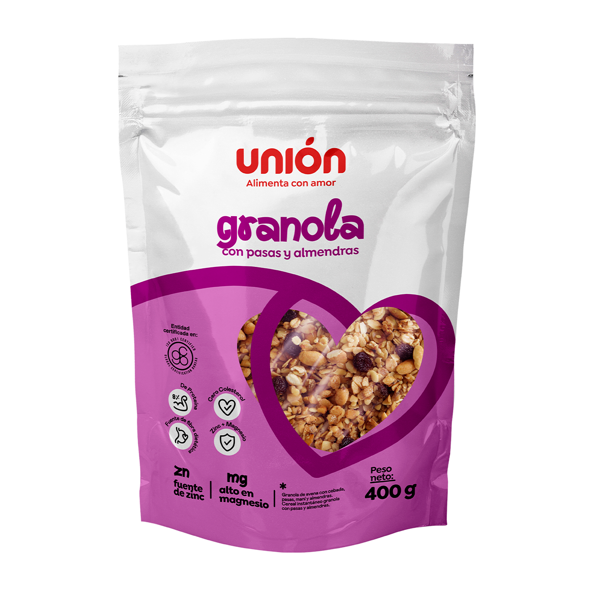 Granola con Pasas y Almendras